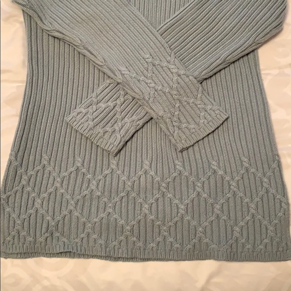 Turtleneck light blue sweater - Picture 3 of 5